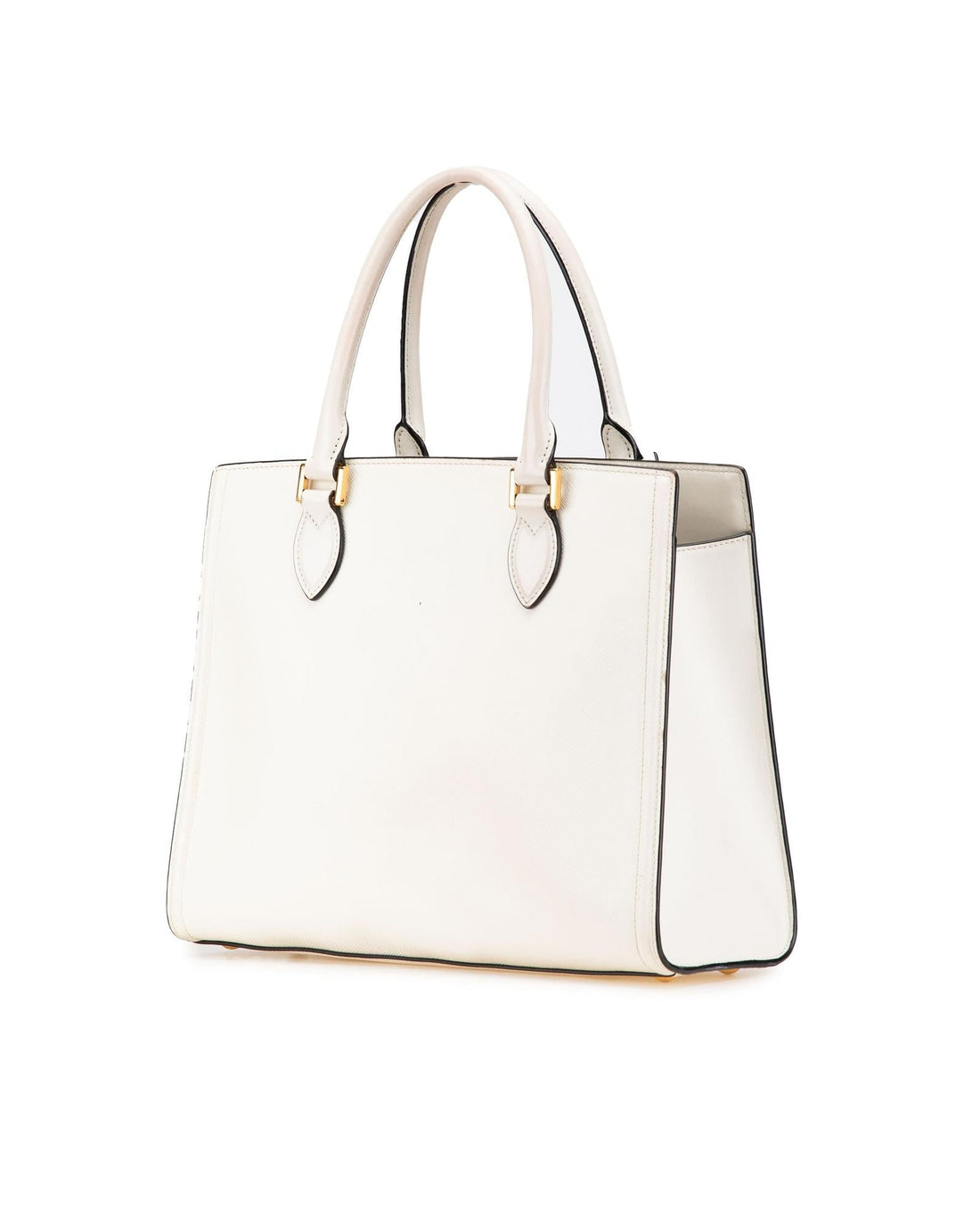 Saffiano Leather Tote with Detachable Strap