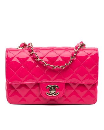 Mini Rectangular Classic Patent Leather Crossbody Bag