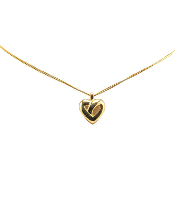 Gold Plated Heart Pendant Necklace