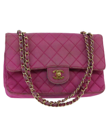 Matelasse Chain Shoulder Bag in Satin with CC Logo