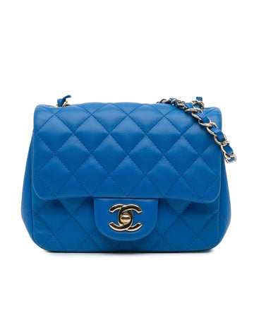 Mini Square Classic Lambskin Single Flap Bag