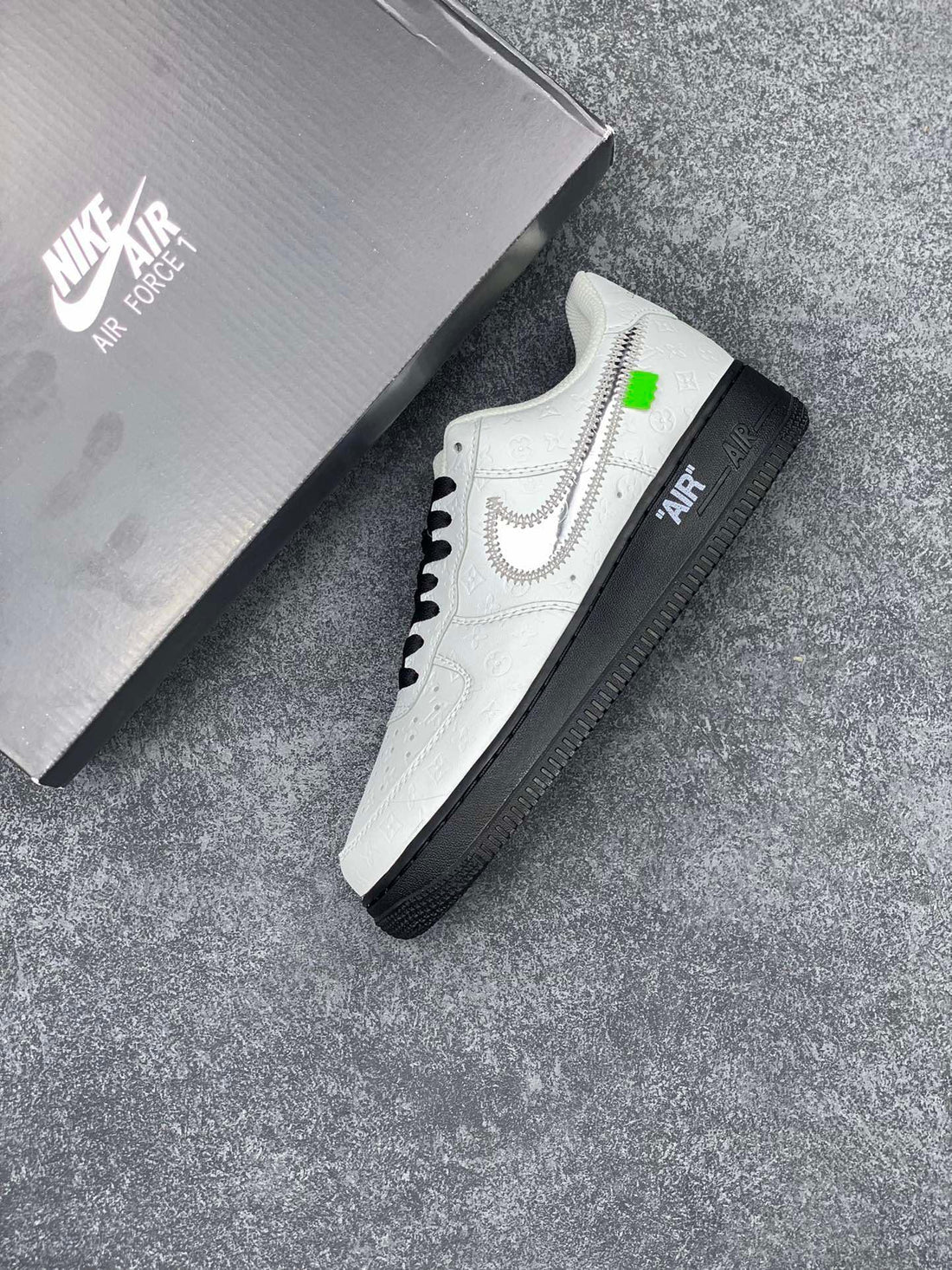 Custom LV x Off-wht x NK Air Force 1 1A9V9A