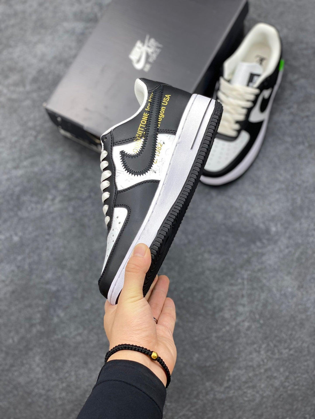 Custom LV x Off-wht x NK Air Force 1
