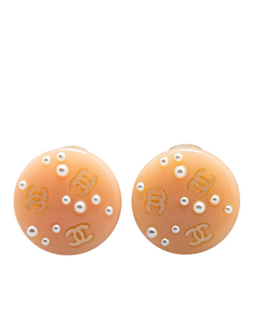 Chanel Pearl Stud Earrings
