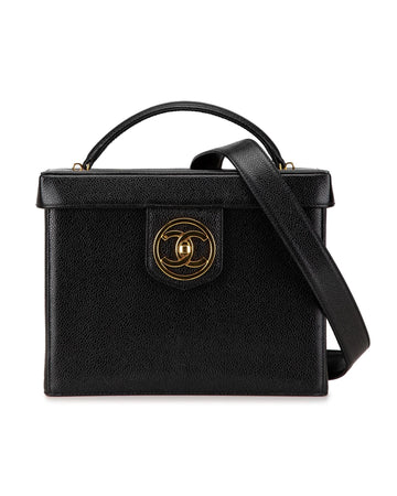 Caviar Leather Messenger Bag