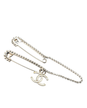 Crystal Embellished Safety Pin