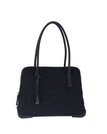 Felt Top Handle Bag