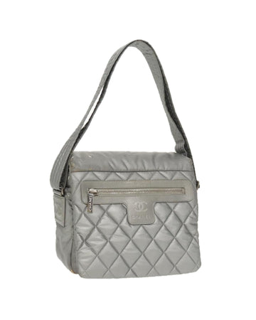 Quilted Nylon Crossbody Bag
