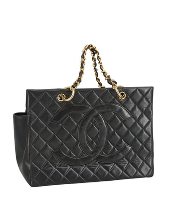 Classic Jumbo Tote Quilted Leather