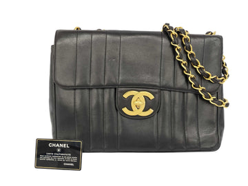 Leather Chain Shoulder Bag with ation Card