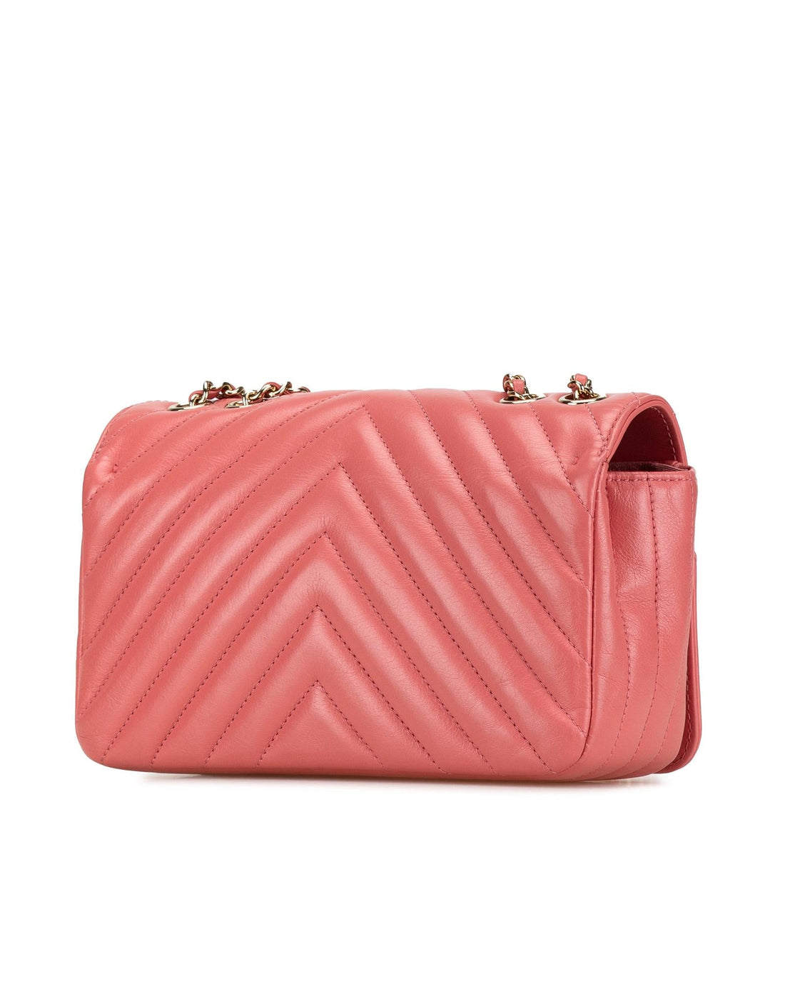 Quilted Leather Crossbody Bag with Chain Strap and CC Turn-Lock Closure