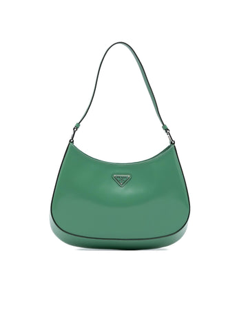 Spazzolato Cleo Leather Shoulder Bag with Magnetic Closure