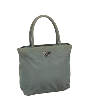 Nylon Hand Bag with Handle Drop and Multiple Compartments