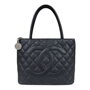 Leather Medaillon Handbag with Guarantee Card