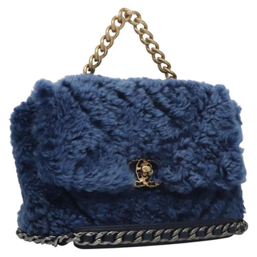 Wool Shoulder Bag with Dust Bag and Item Box