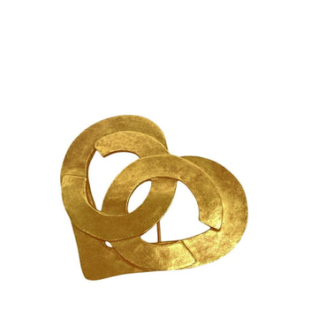 Gold Plated Coco Mark Brooch