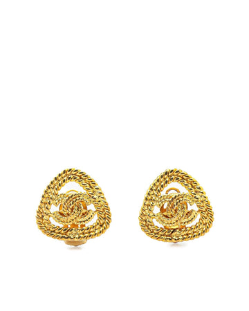 Gold Plated Clip-On Earrings