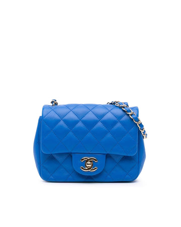 Mini Square Classic Lambskin Single Flap Bag