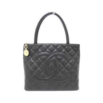 Elegant Leather Tote with Dust Bag