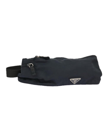 Nylon Waist Bag with Silver Accents