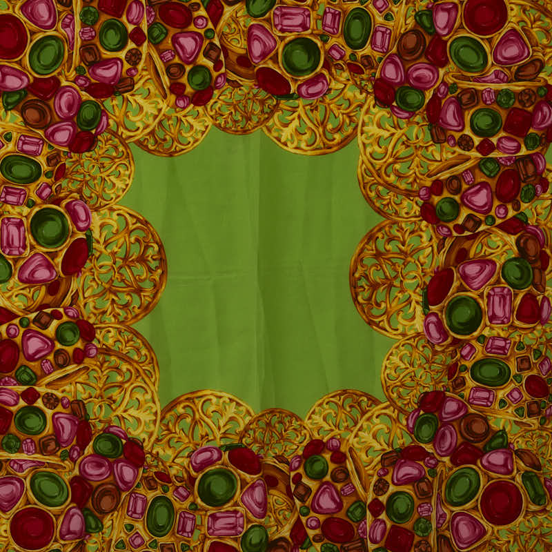 Chanel Jewelry Motif carf Green Multicolor Silk  Chanel (Ginestapo, )