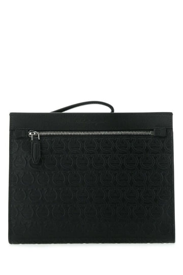 Salvatore Ferragamo Man Borsa A Mano Travel Embos