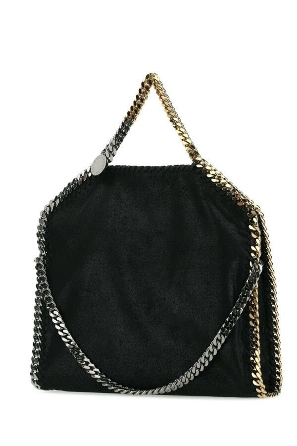 Stella Mccartney Woman 3Chain Tote Eco Shaggy Deer Wmix Galvanic Chain