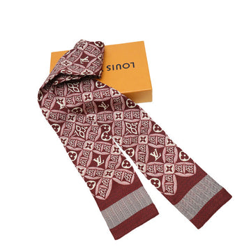 LOUIS VUITTON scarf MP2826 leather Bordeaux Bando SINCE 1854 Bandeau monogram Thailand Women Used