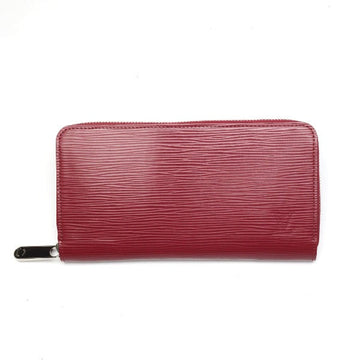 LOUIS VUITTON Long Wallet Purse M60304 Epi Leather Car mine Zip Around Epi Zippy wallet Women Used