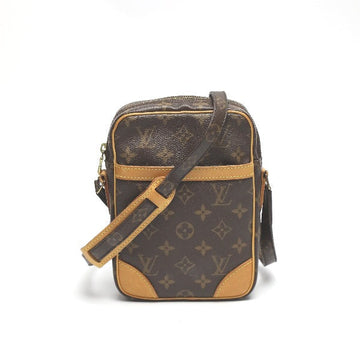 LOUIS VUITTON Shoulder Bag M45266 Monogram canvas Brown Diagonal Monogram Danube Women Used