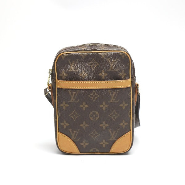 LOUIS VUITTON Shoulder Bag M45266 Monogram canvas Brown Diagonal Monogram Danube Women Used