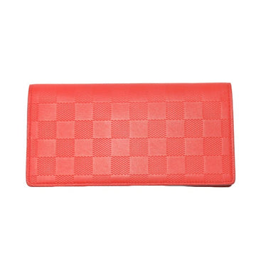 LOUIS VUITTON Long Wallet Purse N63011 Damier canvas Fusion Portefeuille Blaza Damier Anfini Bifold Wallet Women Used