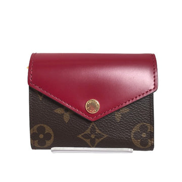 LOUIS VUITTON Coin case M62932 Monogram canvas Fuchsia Portefeuille Zoe Monogram Coin purse with Card Case Women Used