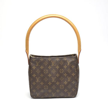 LOUIS VUITTON Shoulder Bag M51146 Monogram canvas Brown Monogram Looping MM Women Used