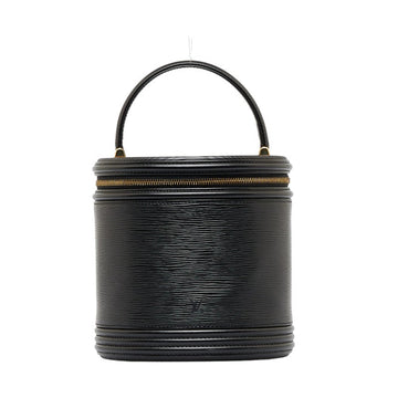 Louis Vuitton Epi Cannes Handbag Vanity Bag M48032 Noir