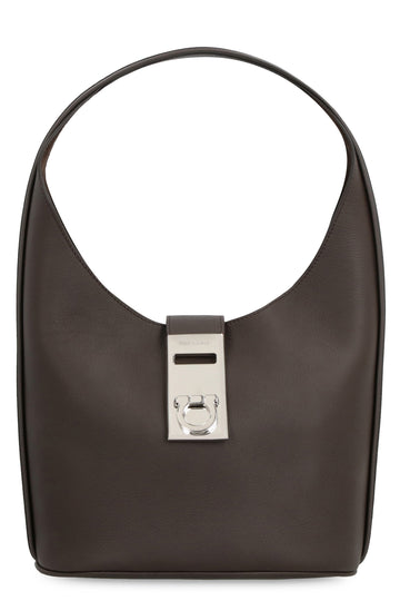 LEATHER HOBO-BAG