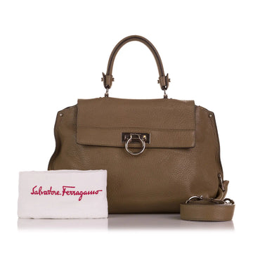 Salvatore Feragamo Sofia Handbag Brown
