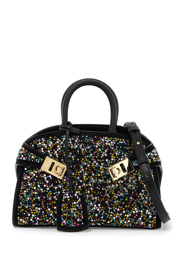 Ferragamo Hug Handbag With Crystals (S) Women