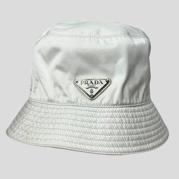 Prada Milano Nylon Bucket Hat - M