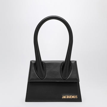 Jacquemus Le Chiquito Moyen Black Leather Bag Women
