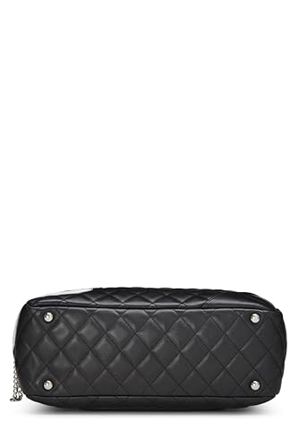 Chanel,  Black Calfskin Cambon Ligne Bowler, Black