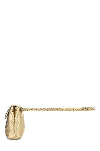 Chanel,  Gold Quilted Lambskin Waist Pouch, Gold