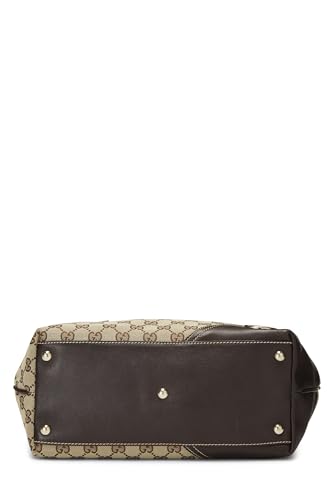 Gucci,  Original GG Canvas Britt Tote, Brown