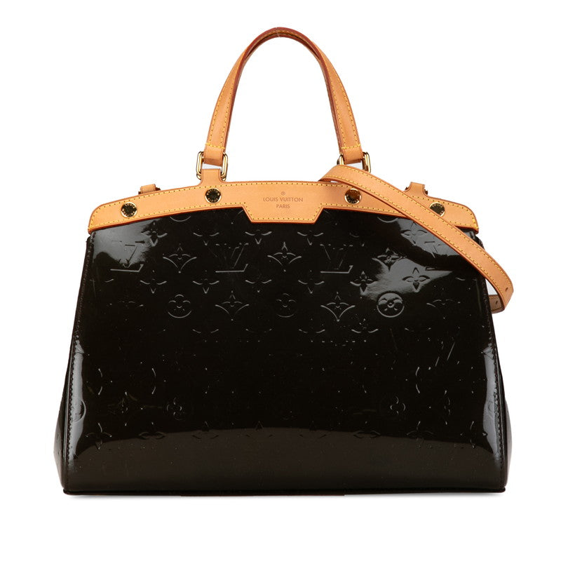 Louis Vuitton Monogram Vernis Blair MM Handbag Shoulder Bag 2WAY M91619 Amarant Pearl Patent Leather  Louis Vuitton