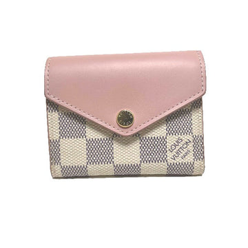 LOUIS VUITTON Tri-fold wallet N60168 Damier canvas Audrose With Coin Pocket Damier Azul Portefeuille Zoe Women Used