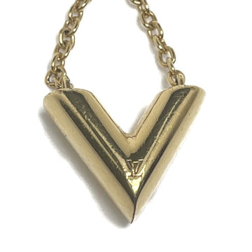 LOUIS VUITTON Necklace M61083 Gold Plated gold Necklace / Essential V Women Used