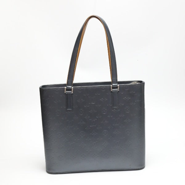 LOUIS VUITTON Tote Bag M55105 Monogram mat blue Willwood Monogram mat Women Used