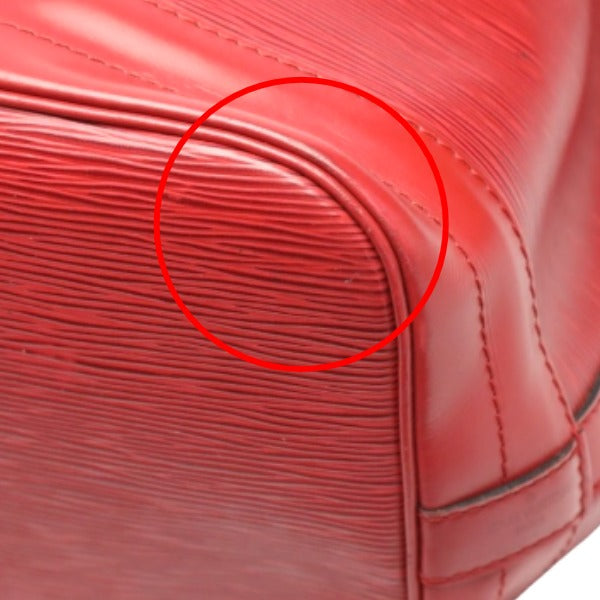 LOUIS VUITTON Shoulder Bag M44107 Epi Leather Castarian red Drawstring type Epi Petit Noe Women Used
