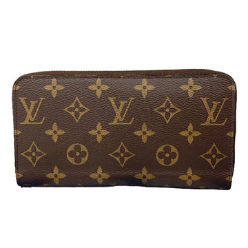 LOUIS VUITTON Long Wallet Purse M41895 Monogram canvas Fuchsia Zip Around Monogram Zippy wallet unisex(Unisex) Used