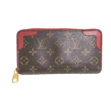 LOUIS VUITTON Long Wallet Purse M61854 Monogram canvas Slys Zippy wallet Monogram Retiro unisex(Unisex) Used